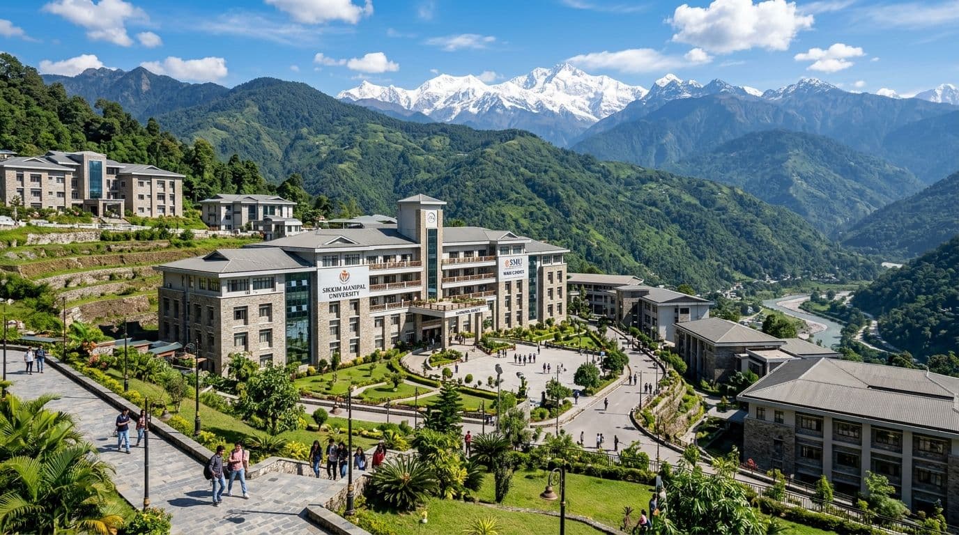 Sikkim Manipal University logo